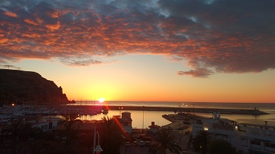 Amanecer en Javea Puerto